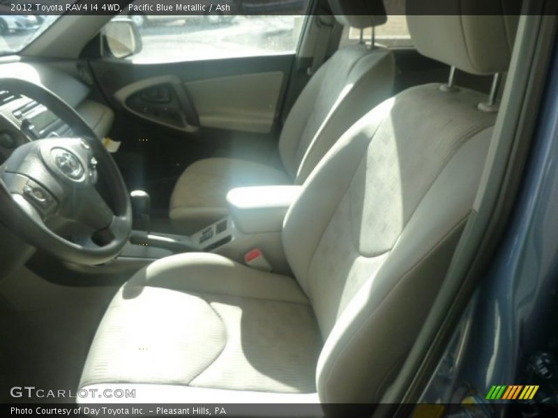 Pacific Blue Metallic / Ash 2012 Toyota RAV4 I4 4WD