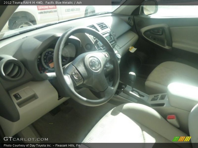 Pacific Blue Metallic / Ash 2012 Toyota RAV4 I4 4WD