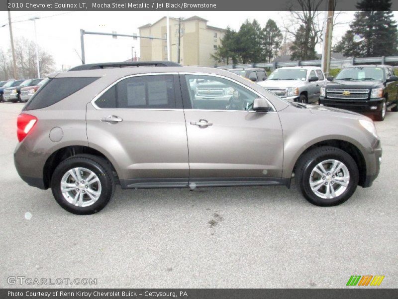 Mocha Steel Metallic / Jet Black/Brownstone 2010 Chevrolet Equinox LT