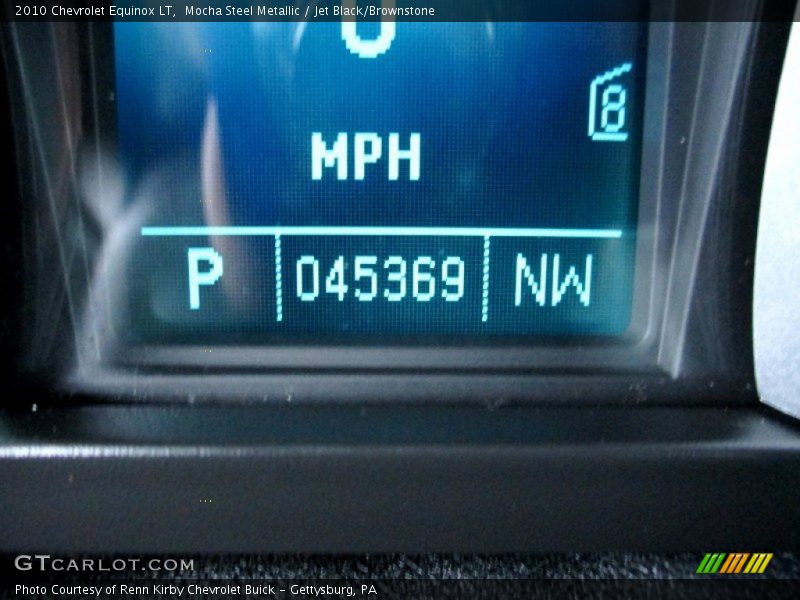 Mocha Steel Metallic / Jet Black/Brownstone 2010 Chevrolet Equinox LT