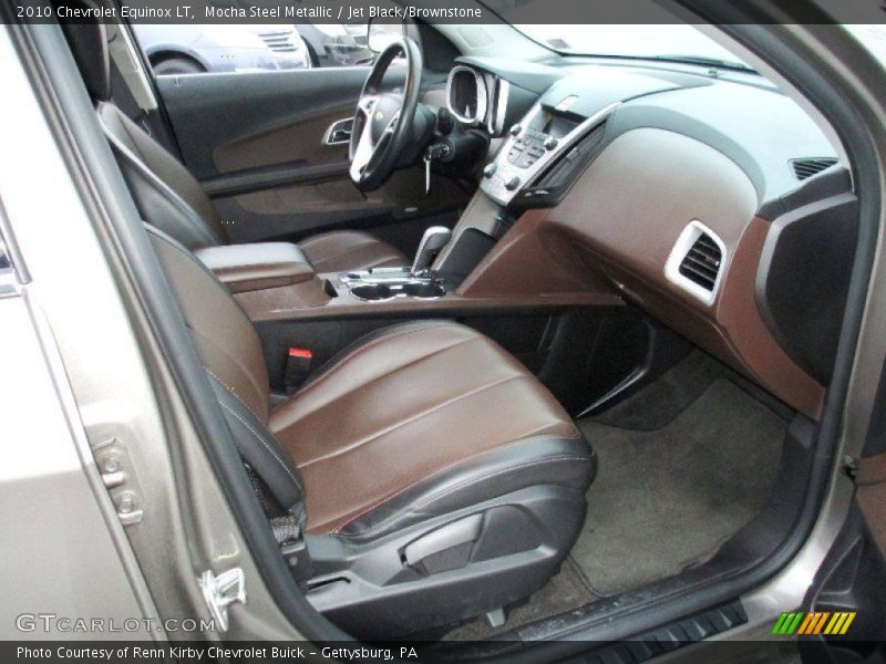 Mocha Steel Metallic / Jet Black/Brownstone 2010 Chevrolet Equinox LT
