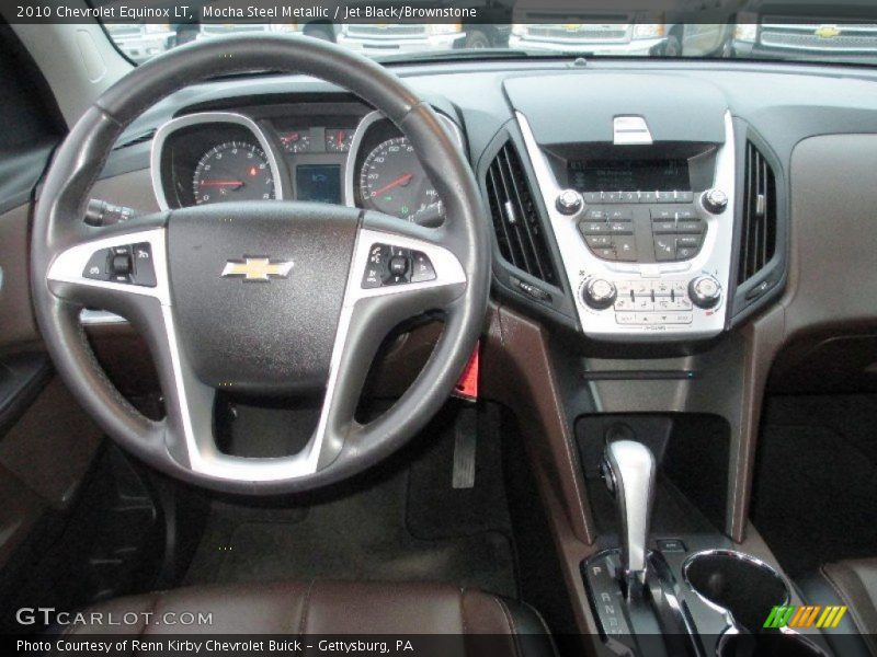 Mocha Steel Metallic / Jet Black/Brownstone 2010 Chevrolet Equinox LT