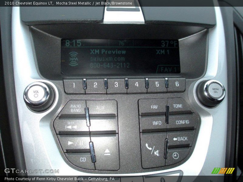 Mocha Steel Metallic / Jet Black/Brownstone 2010 Chevrolet Equinox LT