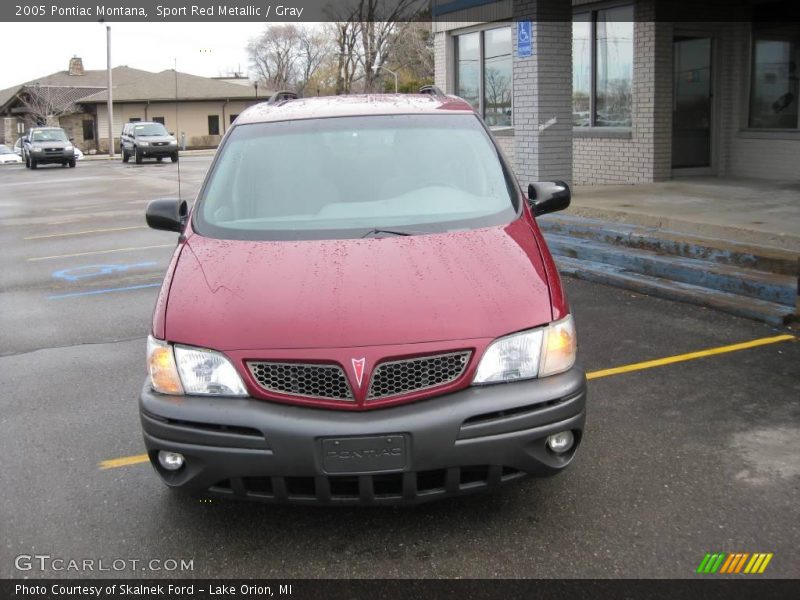 Sport Red Metallic / Gray 2005 Pontiac Montana