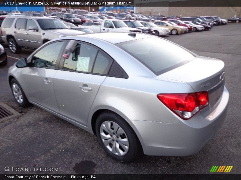 Silver Ice Metallic / Jet Black/Medium Titanium 2013 Chevrolet Cruze LS