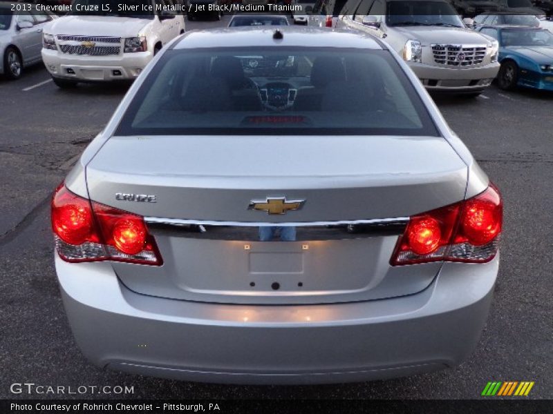 Silver Ice Metallic / Jet Black/Medium Titanium 2013 Chevrolet Cruze LS