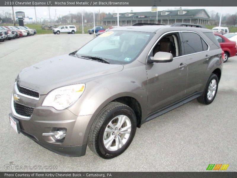 Mocha Steel Metallic / Jet Black/Brownstone 2010 Chevrolet Equinox LT