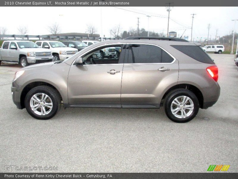 Mocha Steel Metallic / Jet Black/Brownstone 2010 Chevrolet Equinox LT