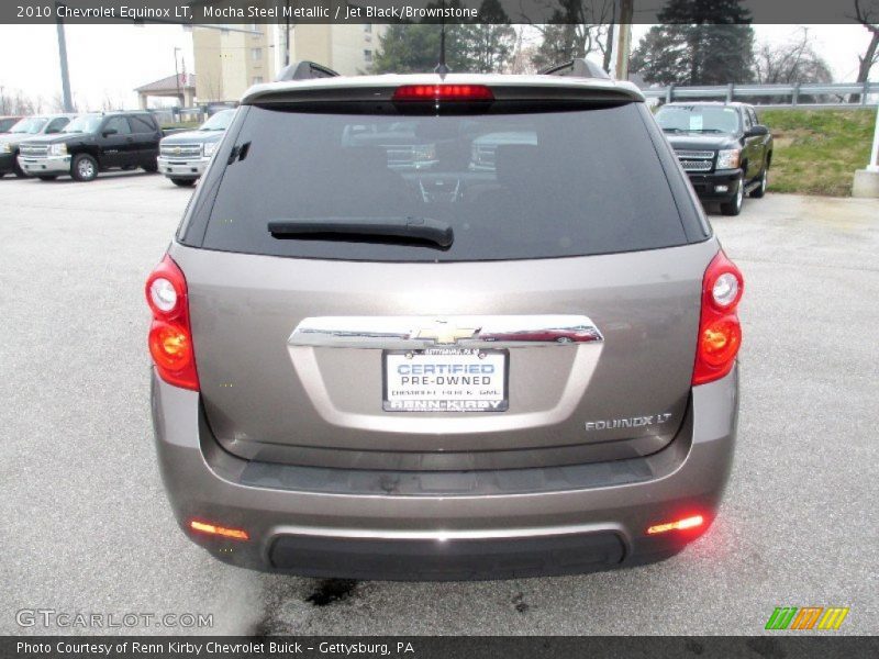 Mocha Steel Metallic / Jet Black/Brownstone 2010 Chevrolet Equinox LT