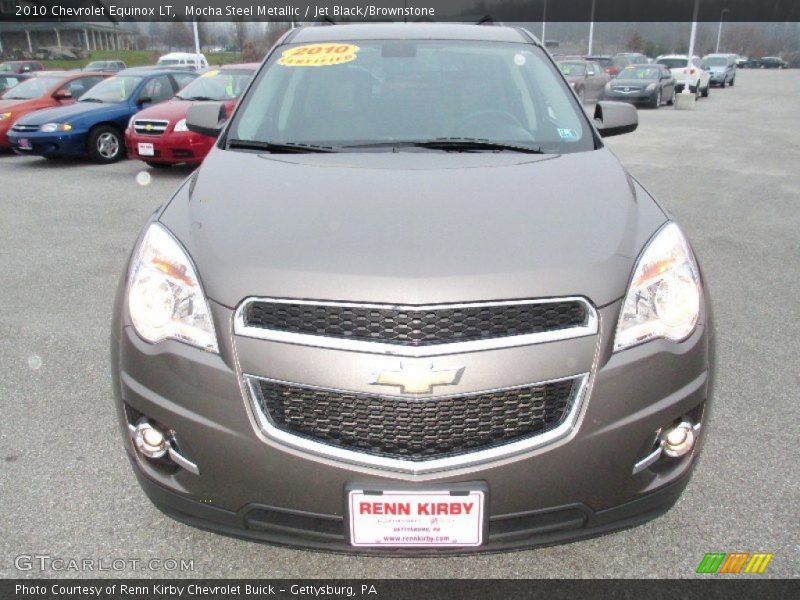 Mocha Steel Metallic / Jet Black/Brownstone 2010 Chevrolet Equinox LT