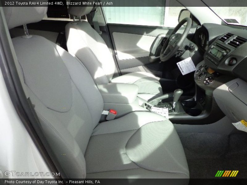 Blizzard White Pearl / Ash 2012 Toyota RAV4 Limited 4WD