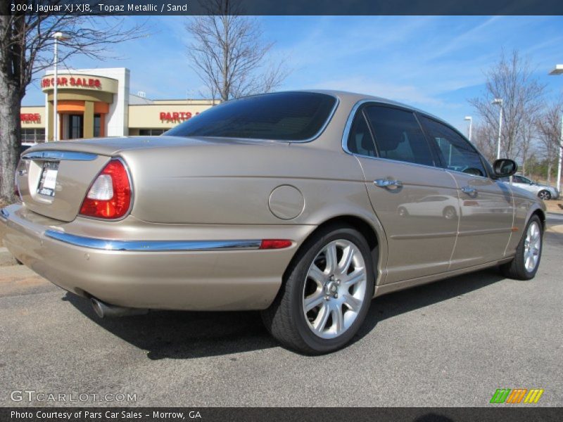 Topaz Metallic / Sand 2004 Jaguar XJ XJ8