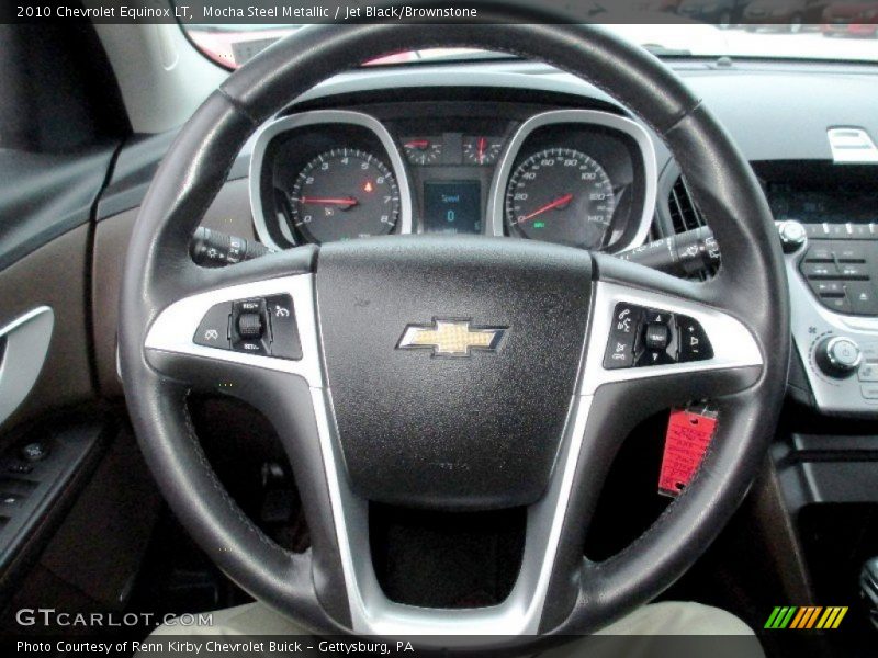 Mocha Steel Metallic / Jet Black/Brownstone 2010 Chevrolet Equinox LT