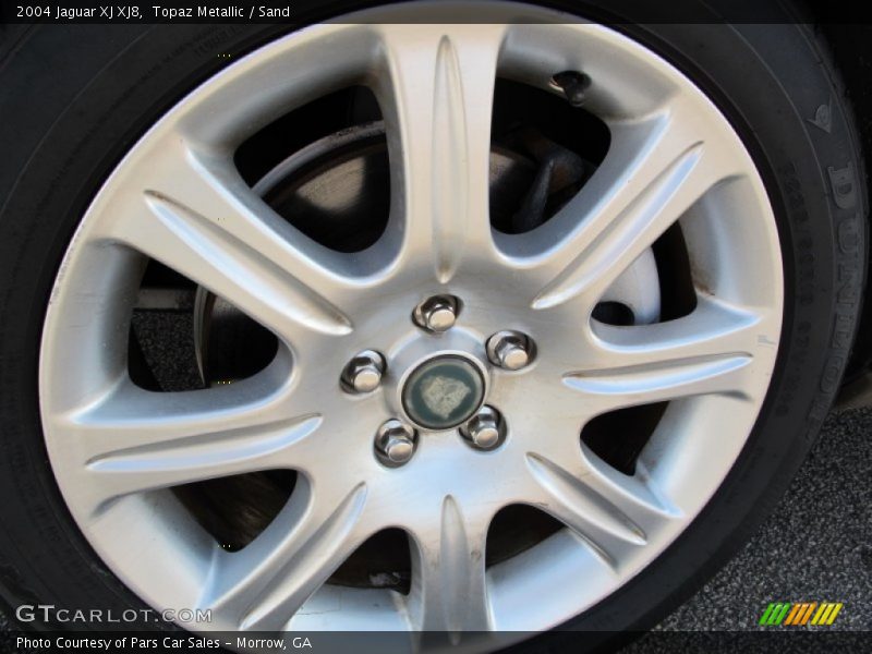Topaz Metallic / Sand 2004 Jaguar XJ XJ8