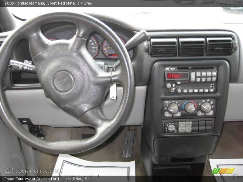 Sport Red Metallic / Gray 2005 Pontiac Montana
