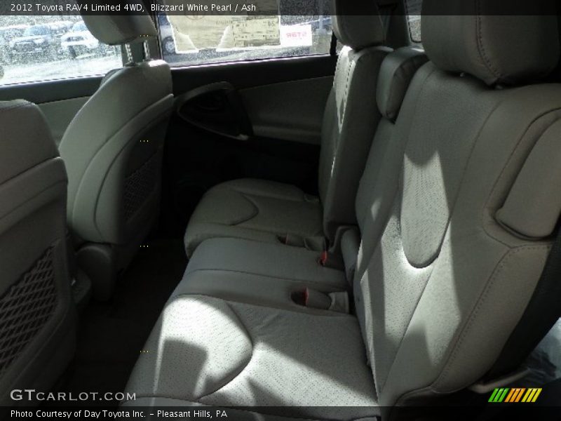 Blizzard White Pearl / Ash 2012 Toyota RAV4 Limited 4WD