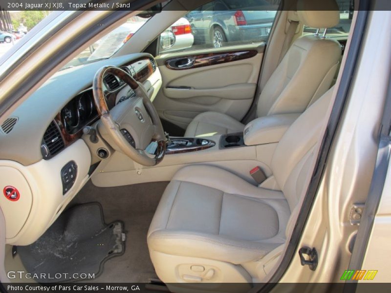 Topaz Metallic / Sand 2004 Jaguar XJ XJ8