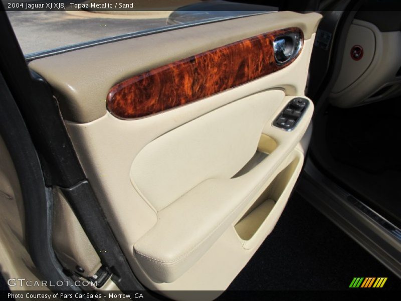 Topaz Metallic / Sand 2004 Jaguar XJ XJ8