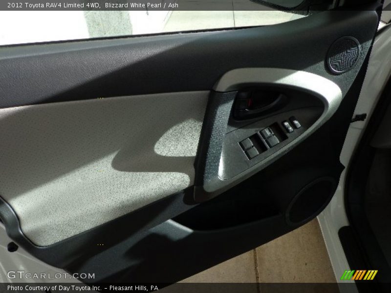 Blizzard White Pearl / Ash 2012 Toyota RAV4 Limited 4WD