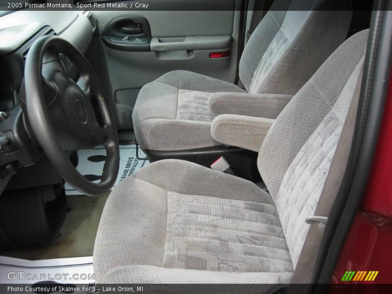 Sport Red Metallic / Gray 2005 Pontiac Montana