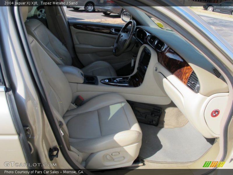 Topaz Metallic / Sand 2004 Jaguar XJ XJ8
