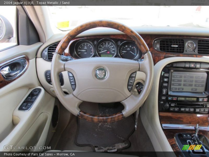 Topaz Metallic / Sand 2004 Jaguar XJ XJ8