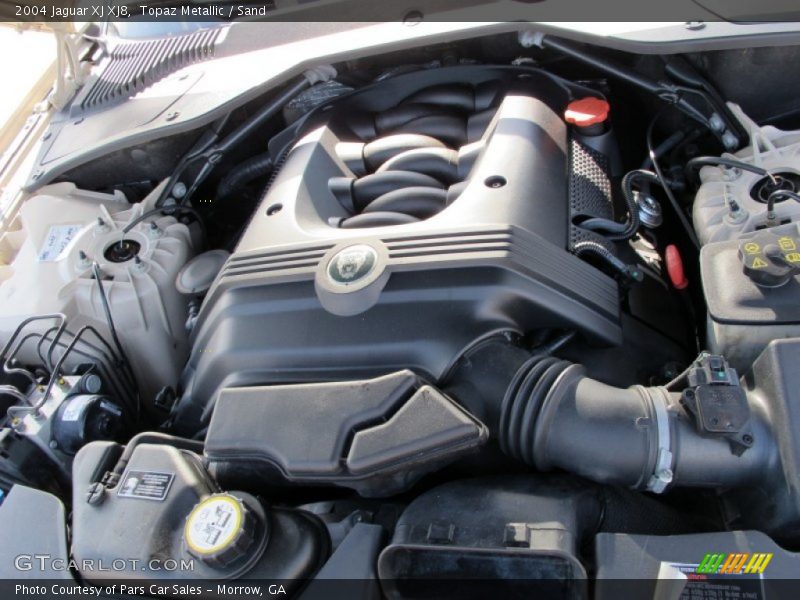 Topaz Metallic / Sand 2004 Jaguar XJ XJ8
