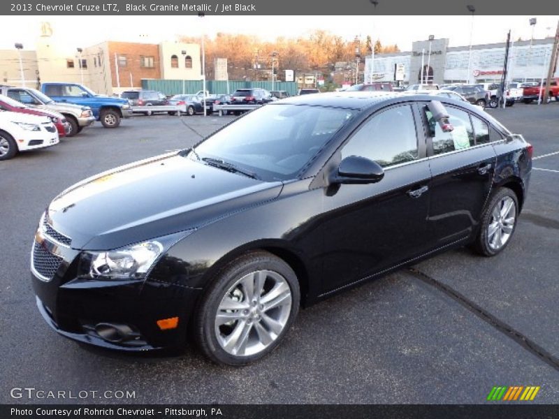 Black Granite Metallic / Jet Black 2013 Chevrolet Cruze LTZ