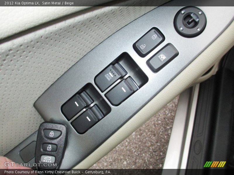 Satin Metal / Beige 2012 Kia Optima LX
