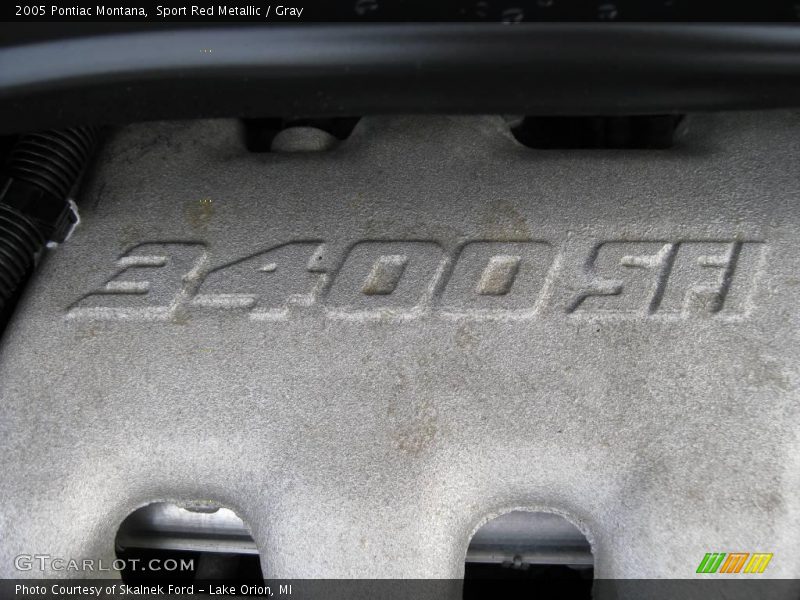 Sport Red Metallic / Gray 2005 Pontiac Montana