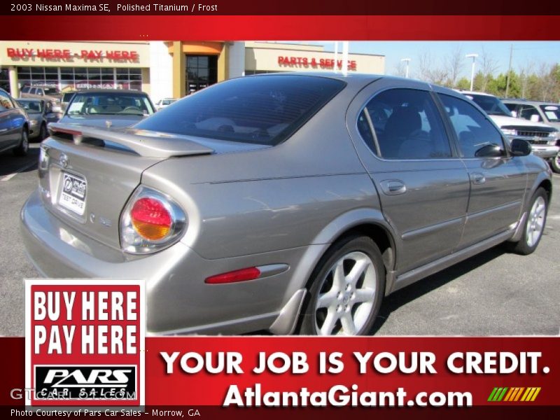 Polished Titanium / Frost 2003 Nissan Maxima SE