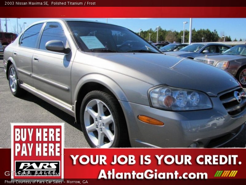Polished Titanium / Frost 2003 Nissan Maxima SE