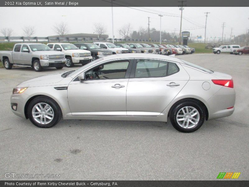 Satin Metal / Beige 2012 Kia Optima LX