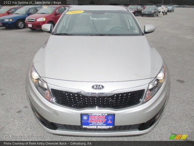 Satin Metal / Beige 2012 Kia Optima LX