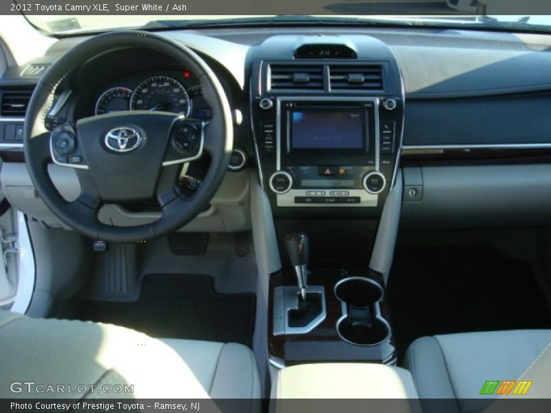 Super White / Ash 2012 Toyota Camry XLE