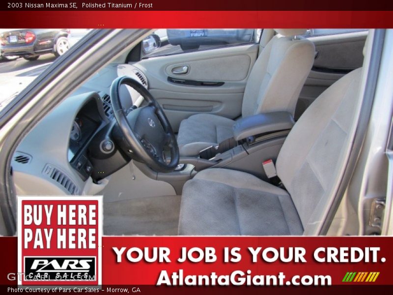 Polished Titanium / Frost 2003 Nissan Maxima SE