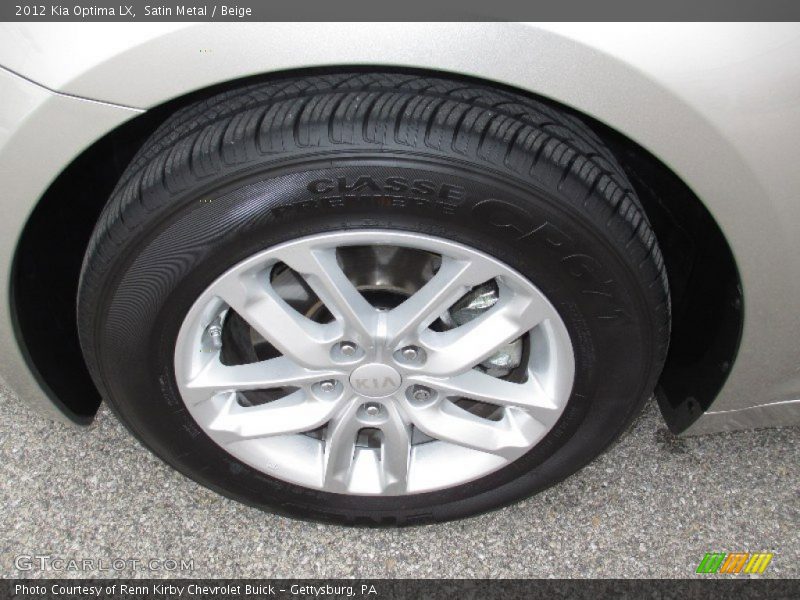  2012 Optima LX Wheel