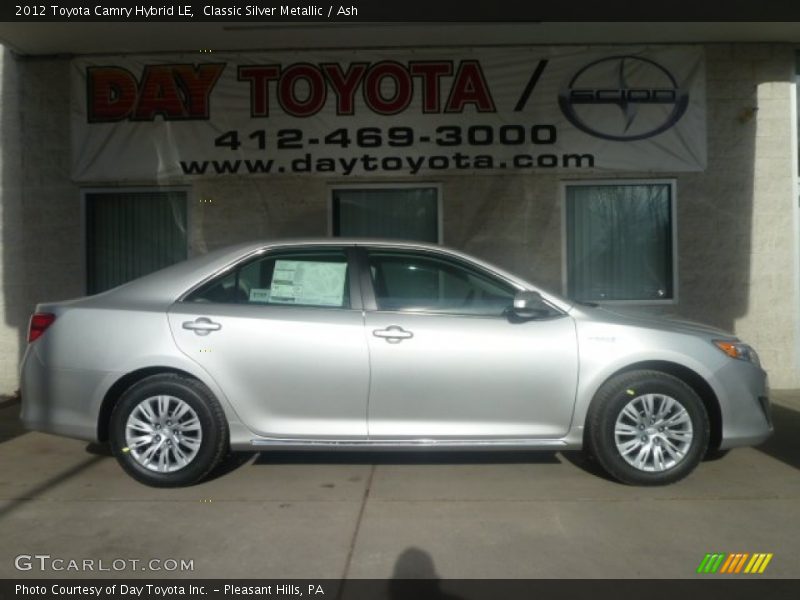 Classic Silver Metallic / Ash 2012 Toyota Camry Hybrid LE