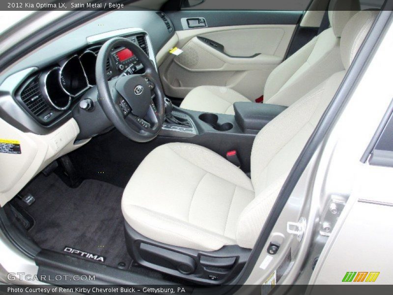 Beige Interior - 2012 Optima LX 