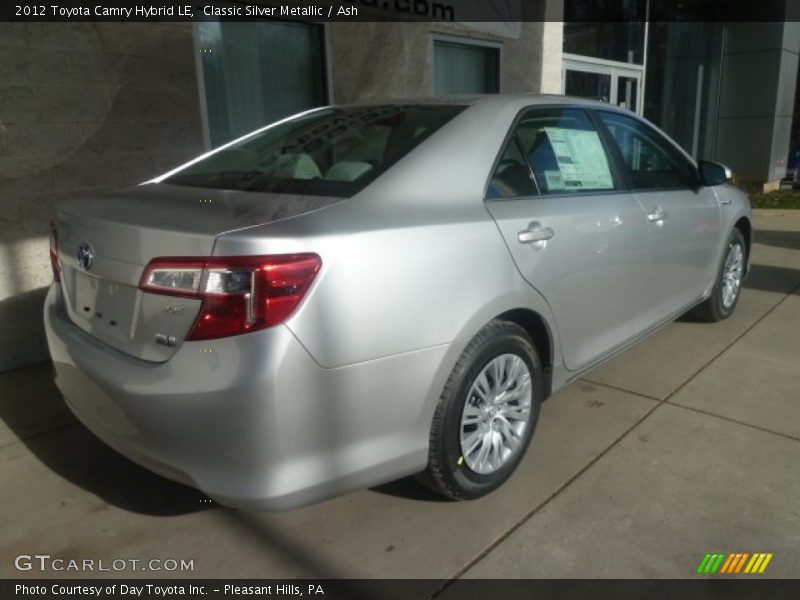 Classic Silver Metallic / Ash 2012 Toyota Camry Hybrid LE