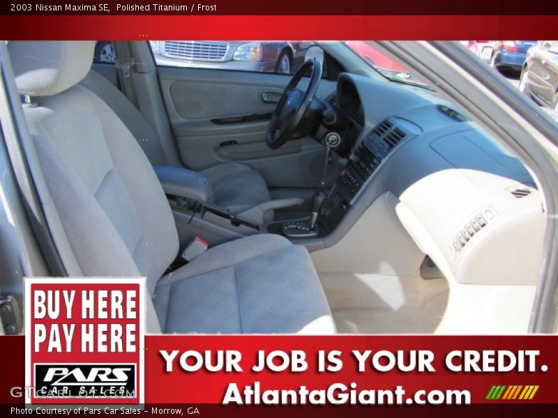 Polished Titanium / Frost 2003 Nissan Maxima SE