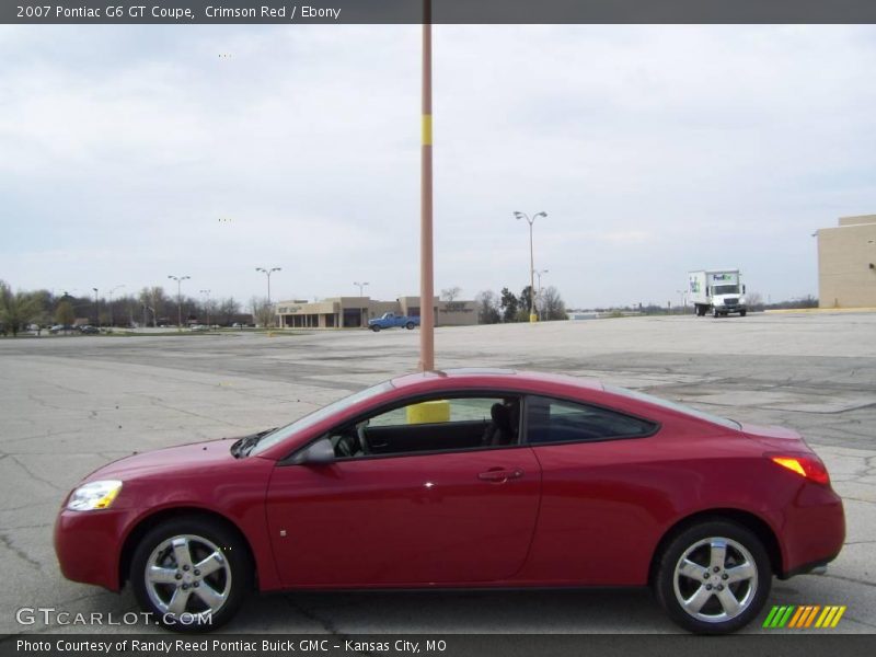 Crimson Red / Ebony 2007 Pontiac G6 GT Coupe