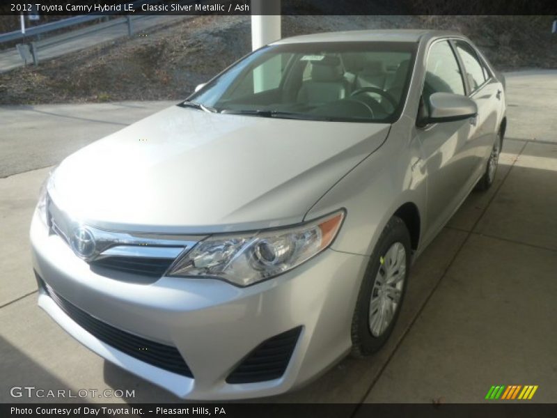 Classic Silver Metallic / Ash 2012 Toyota Camry Hybrid LE
