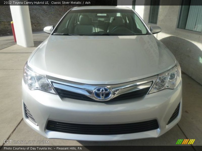 Classic Silver Metallic / Ash 2012 Toyota Camry Hybrid LE