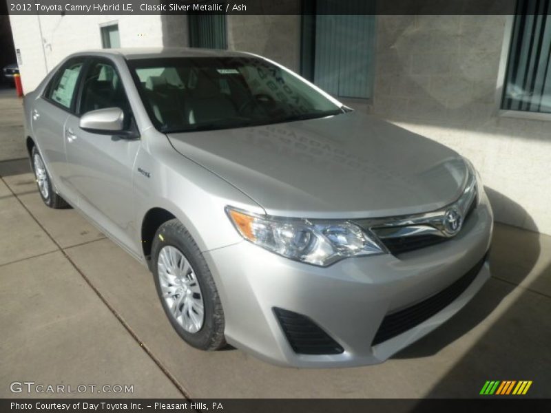 Classic Silver Metallic / Ash 2012 Toyota Camry Hybrid LE