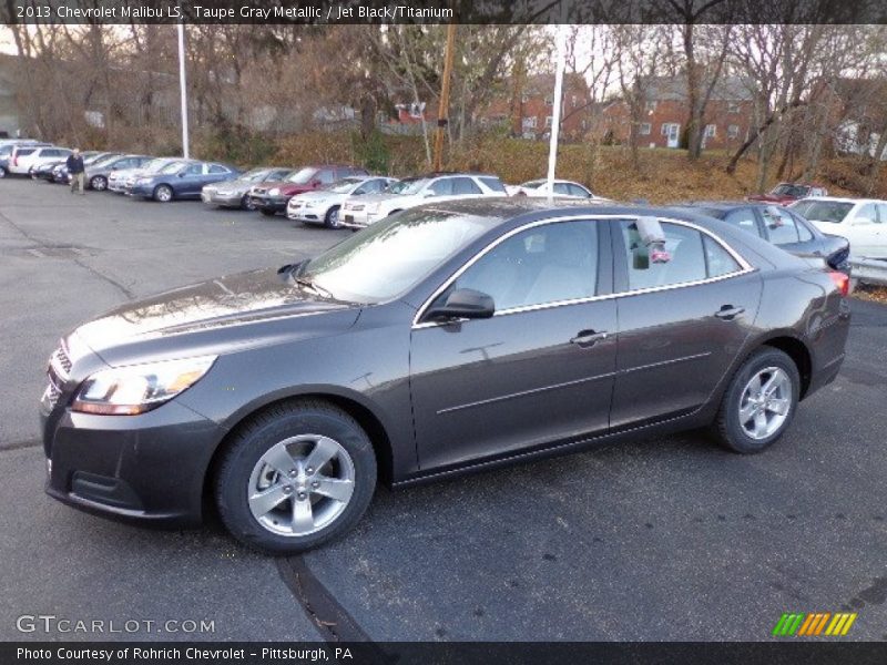 Taupe Gray Metallic / Jet Black/Titanium 2013 Chevrolet Malibu LS