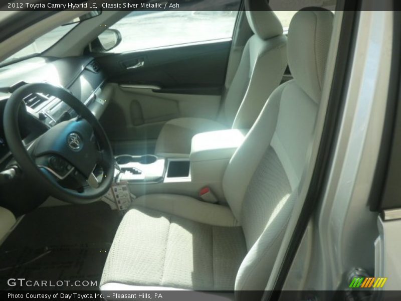 Classic Silver Metallic / Ash 2012 Toyota Camry Hybrid LE