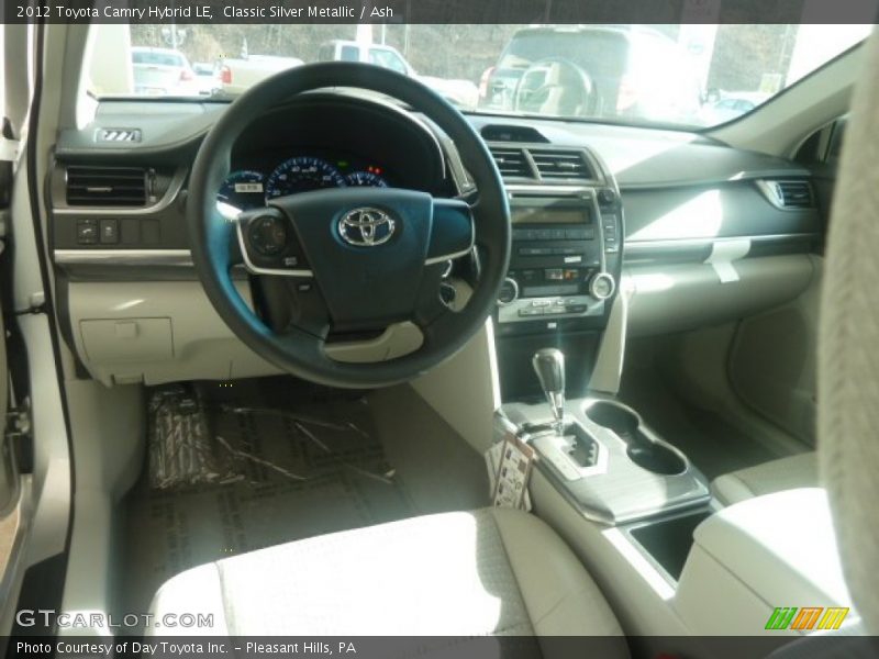 Classic Silver Metallic / Ash 2012 Toyota Camry Hybrid LE