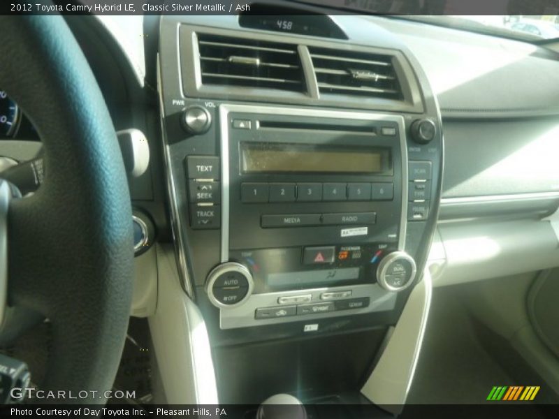 Classic Silver Metallic / Ash 2012 Toyota Camry Hybrid LE