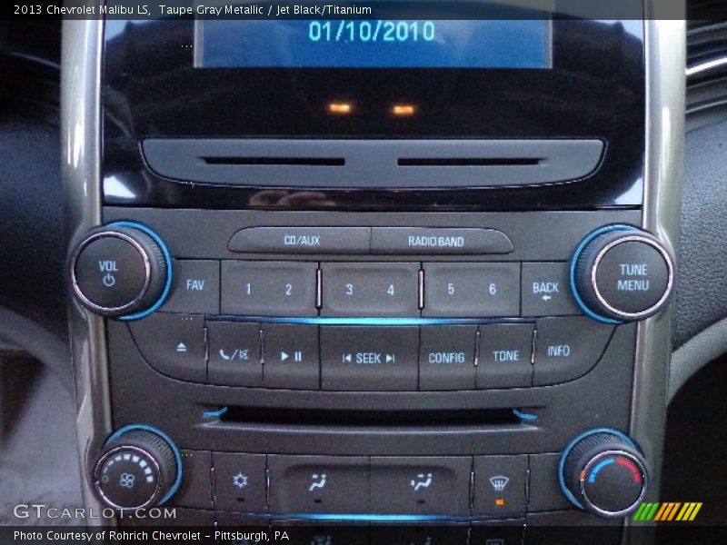 Taupe Gray Metallic / Jet Black/Titanium 2013 Chevrolet Malibu LS